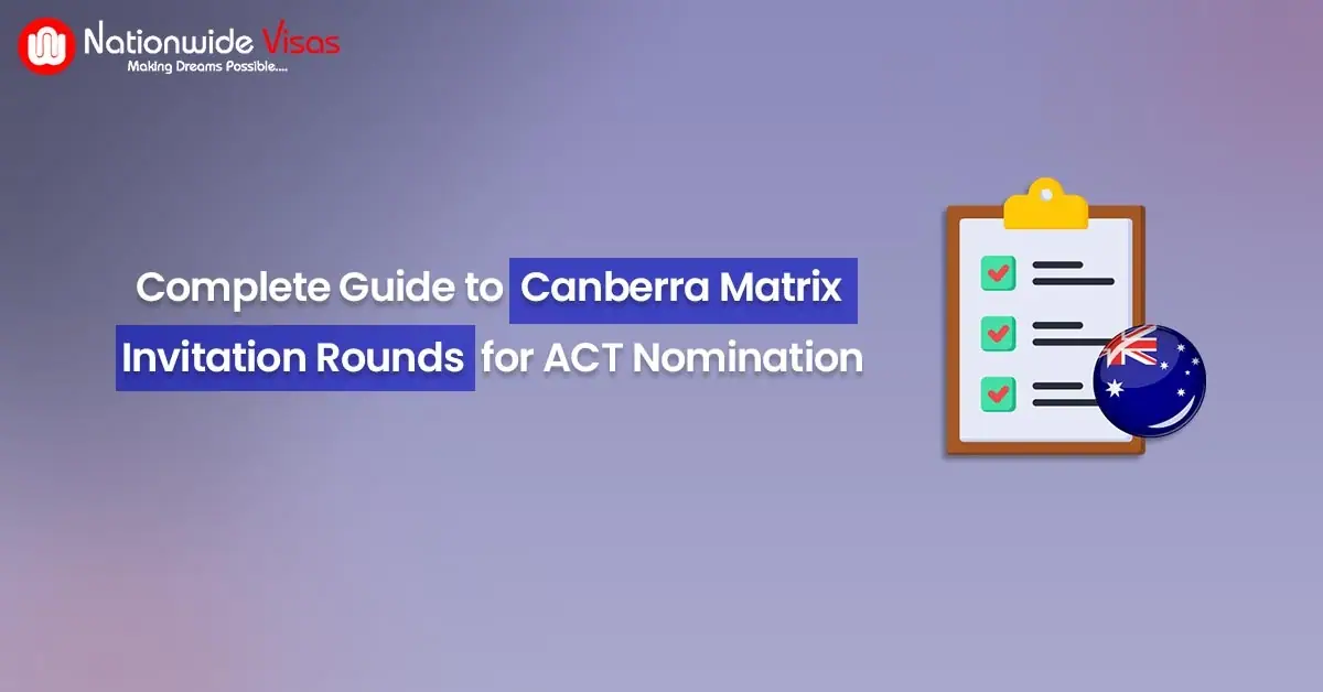 How the Canberra Matrix Invitation Round Works for ACT Nomination