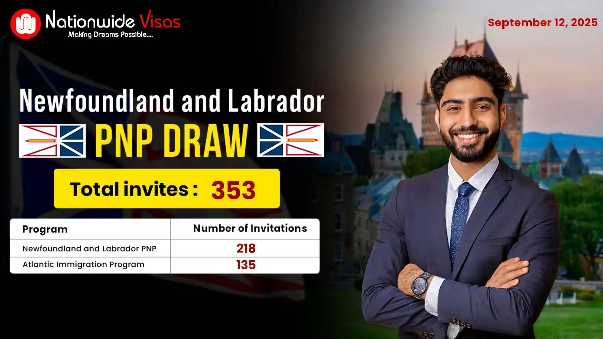 Newfoundland and Labrador PNP issues 353 invitations for Canada PR